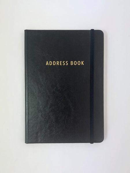 A5 Address Book - Black