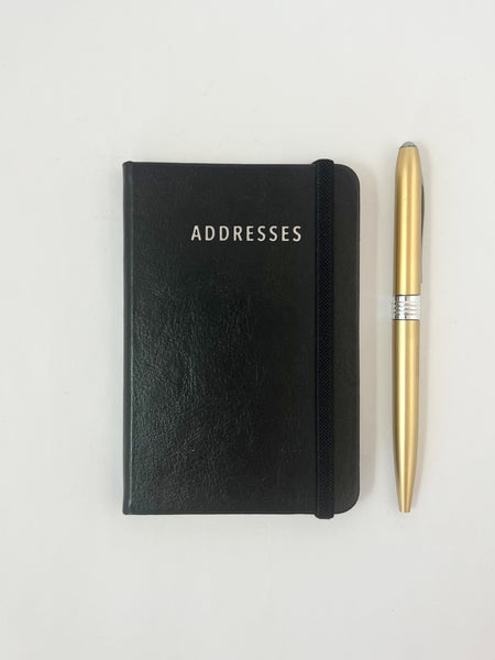 Mini Address Book - Black