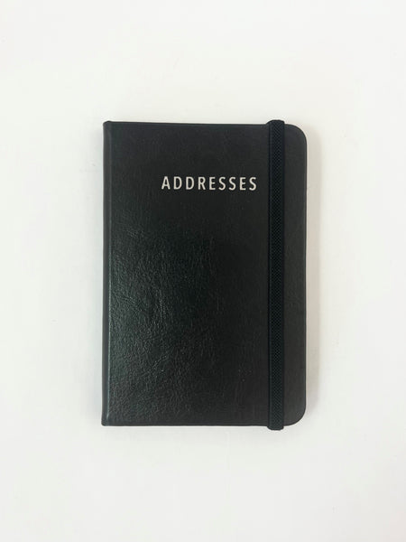 Mini Address Book - Black
