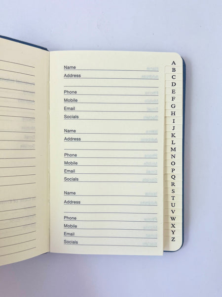Mini Address Book - Midnight