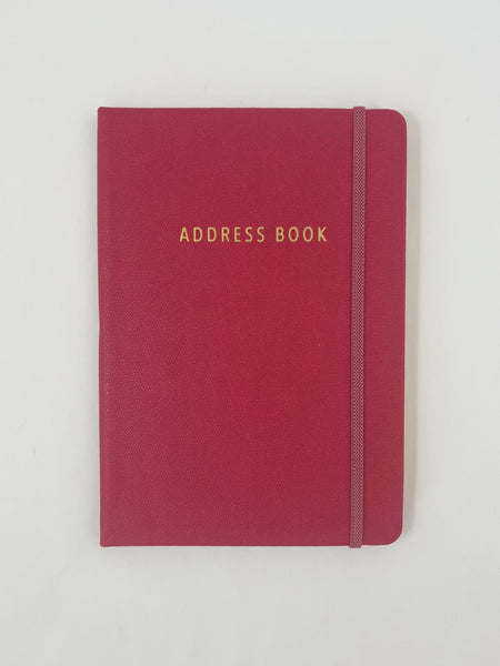 A5 Address Book - Cherry