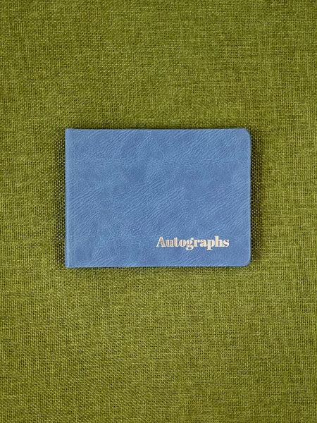 Autograph Book - Blue
