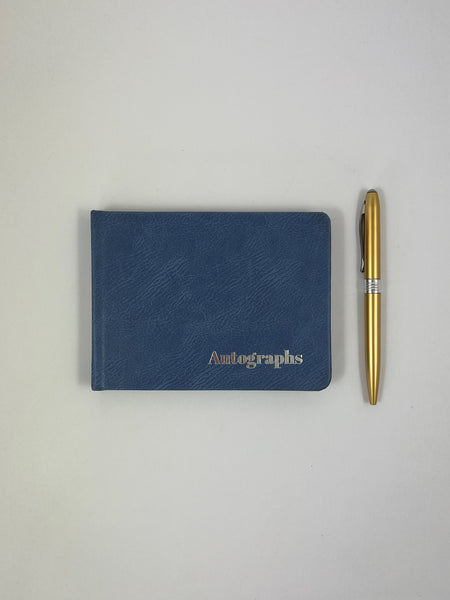 Autograph Book - Blue