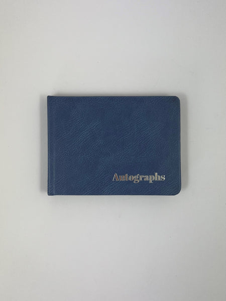 Autograph Book - Blue