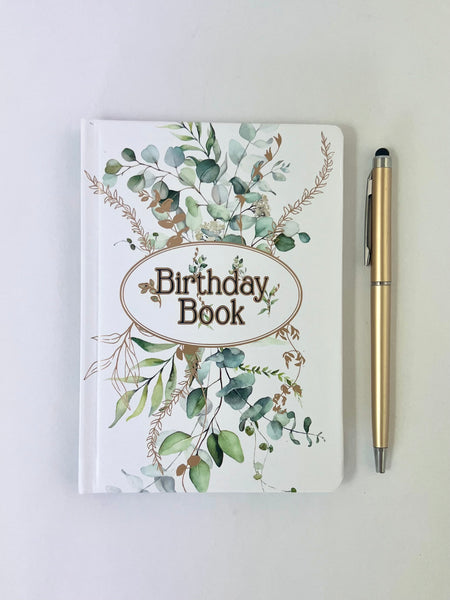 Birthday Book - Eucalyptus