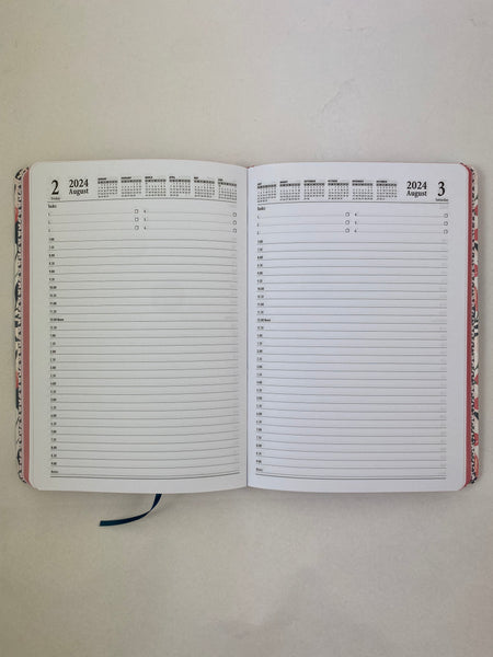 2024 A5 Diary Day to a Page - Protea 30% OFF
