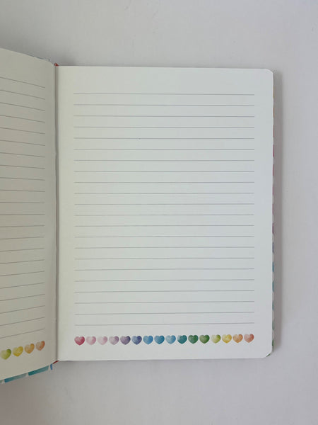 Journal A5 - Rainbow Hearts