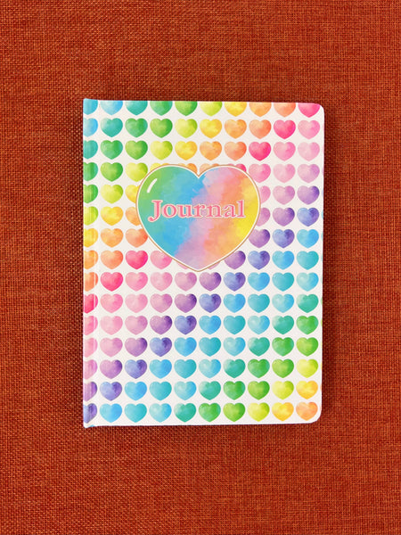 Journal A5 - Rainbow Hearts