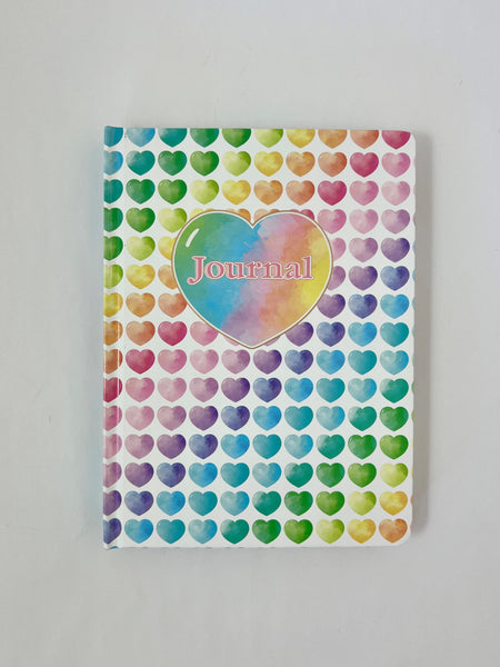 Journal A5 - Rainbow Hearts