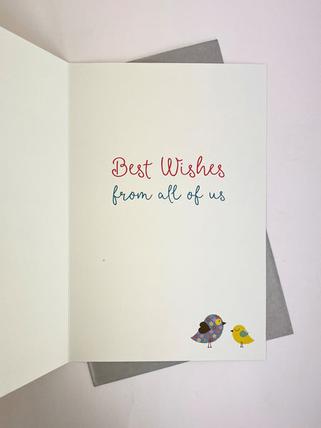 Large Card - Cute Birdies