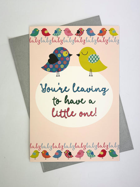 Large Card - Cute Birdies