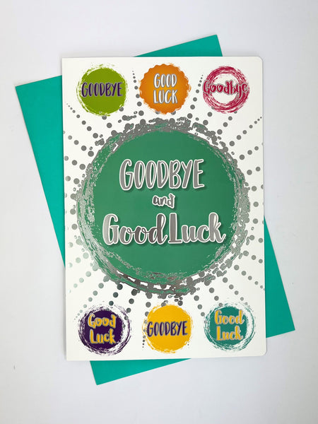 Large Card - Goodbye Stamps
