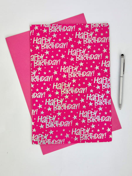 Large Card - Pink Birthday
