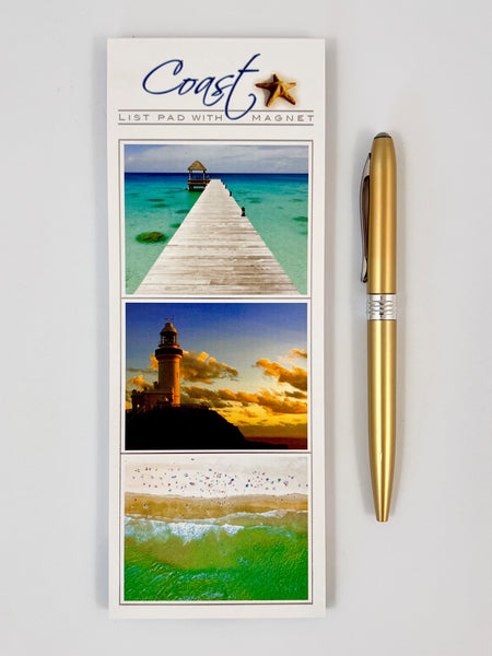 Magnetic List Pad - Coastal