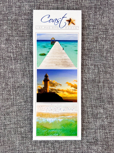 Magnetic List Pad - Coastal