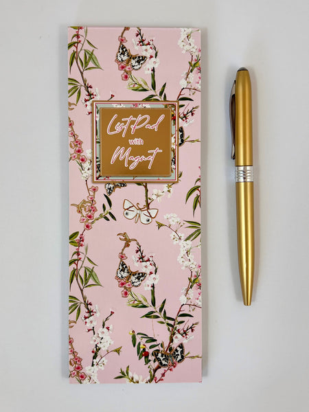 Magnetic List Pad - Enchanted Butterfly