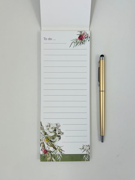 Magnetic List Pad - Koala