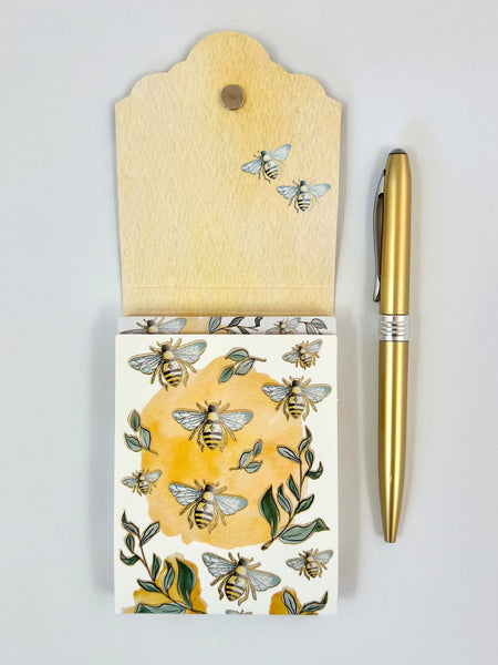 Purse Notepad - French Bees