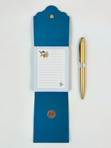 Purse Notepad - Blue Wren