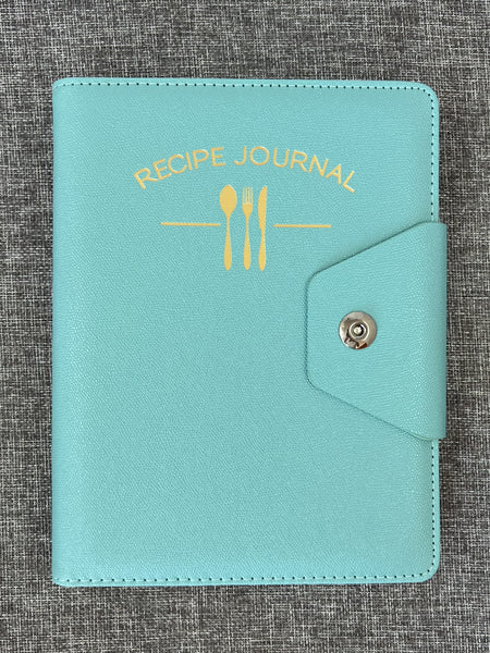 Luxury Recipe Journal Binder - Seaspray