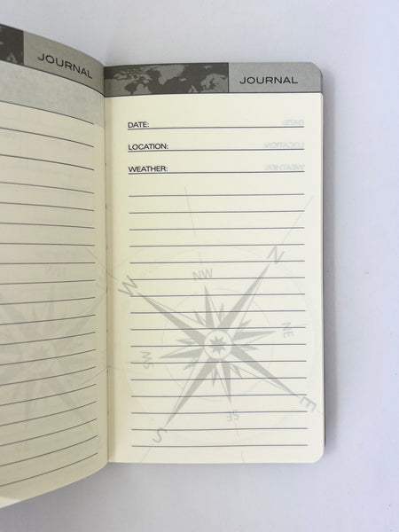 Travel Journal Slim - Blue w/ Pen