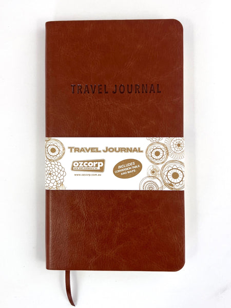 Travel Journal Slim - Tan Softcover