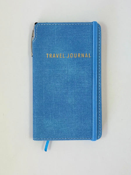 Travel Journal Slim - Blue w/ Pen