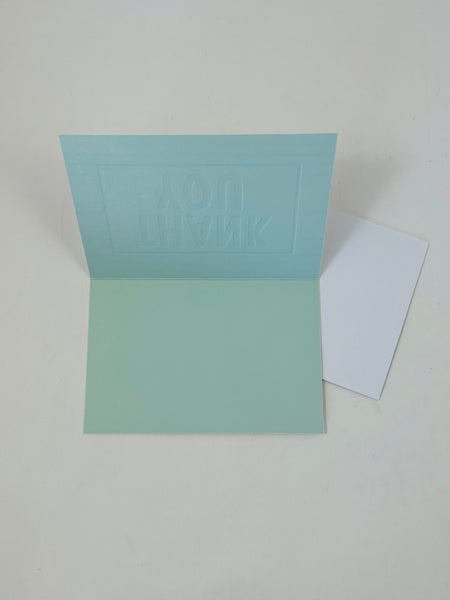 Thank You Card Set - Rainbow Stripes