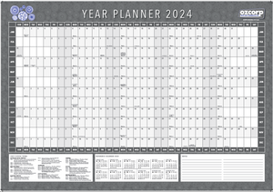 2024 Full Year Wall Planner (Folded) 30% OFF