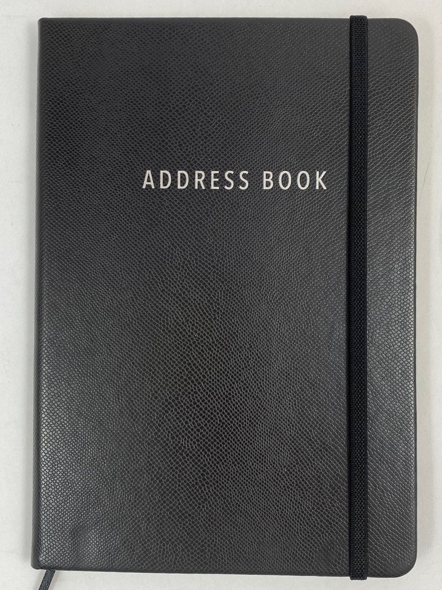 A5 Address Book Black Ozcorp Cards & Stationery