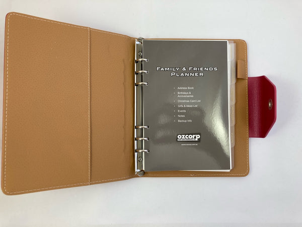 Family & Friends Planner Binder - Cherry