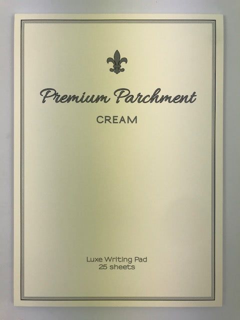 A4 Parchment Writing Pad - Cream