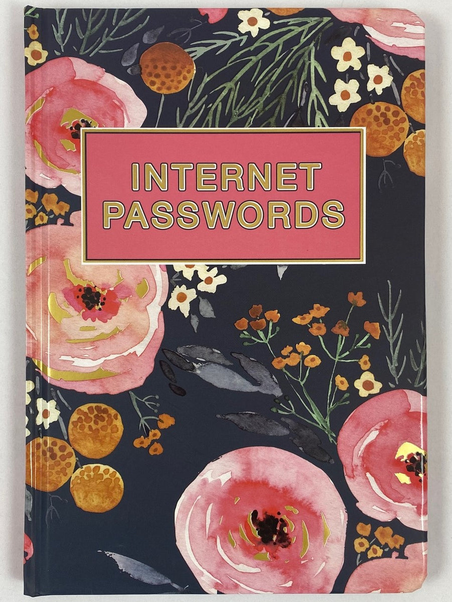 Password Book - Slim Australian Floral – Ozcorp Cards & Stationery