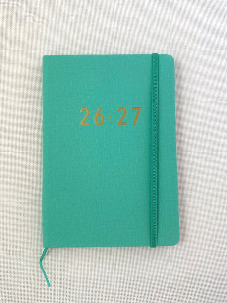 26/27 Financial Year Diary A5 Week To View - Aqua