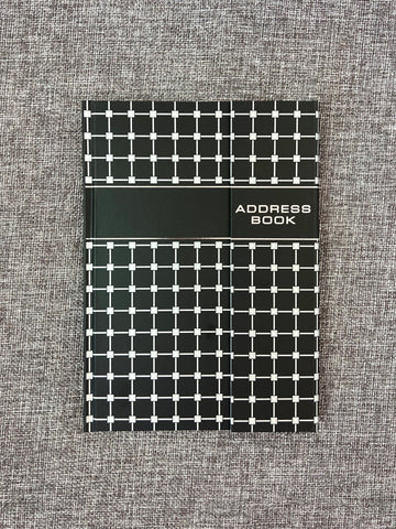 A5 Address Book Flip Cover - Argyle