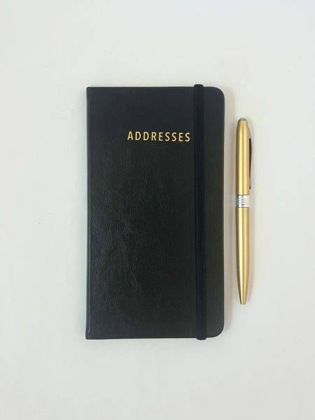 Slim Address Book - Black