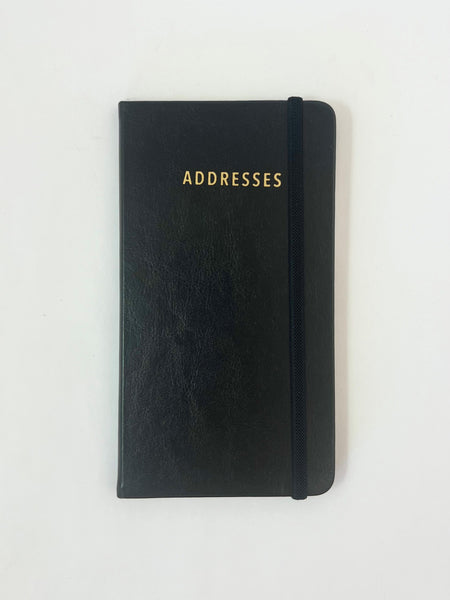 Slim Address Book - Black