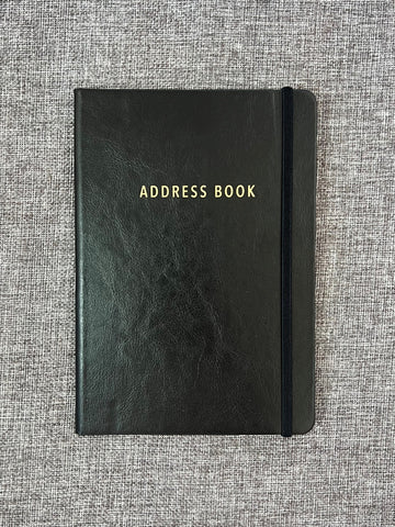 A5 Address Book - Black