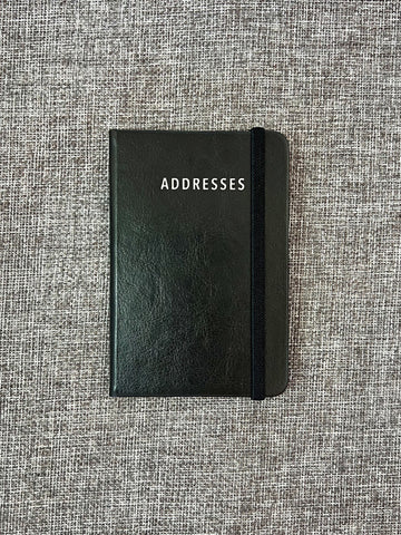 Mini Address Book - Black