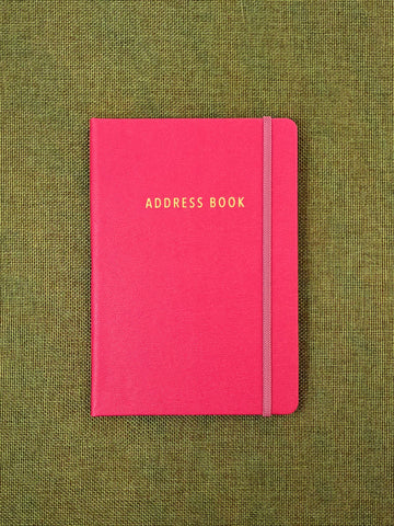 A5 Address Book - Cherry