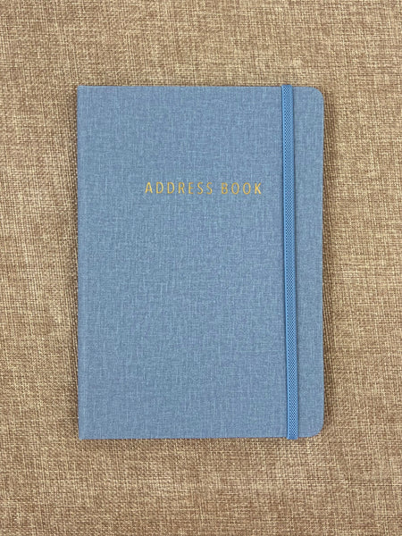 A5 Address Book - Powder Blue