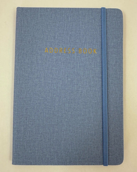 A5 Address Book - Powder Blue