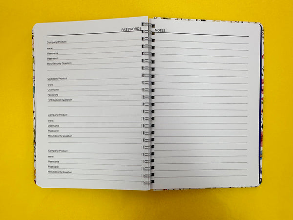 A5 Address Book - Wildflowers