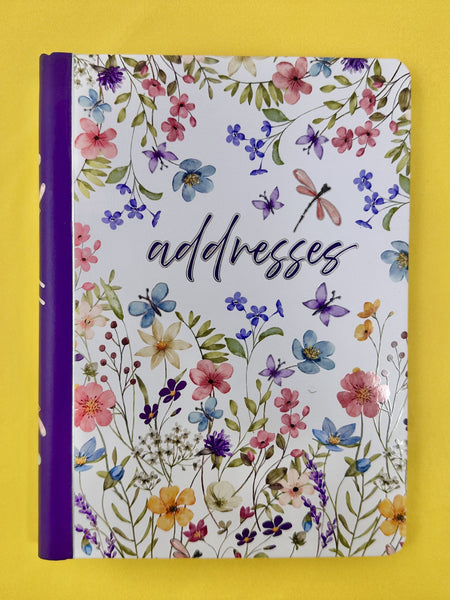 A5 Address Book - Wildflowers