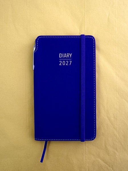 2027 Week to View - Purse Diary with Pen - Violet