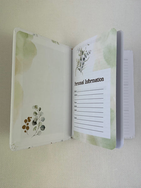 Birthday Book - Eucalyptus