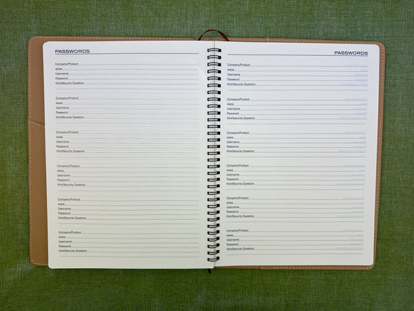 2027 Week to View - A4 Diary - Chocolate