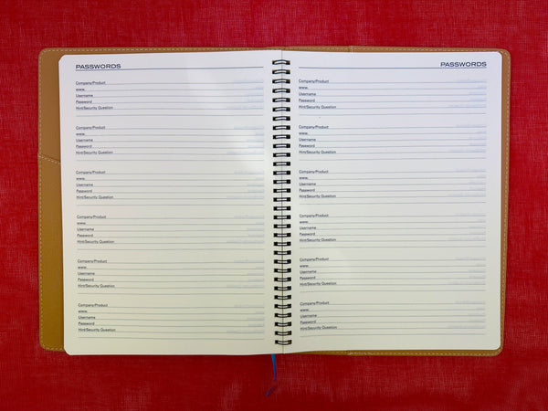 2027 Week to View - A4 Diary - Stormy Blue