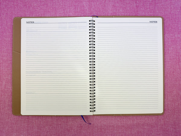 2027 Week to View - A4 Diary - Violet