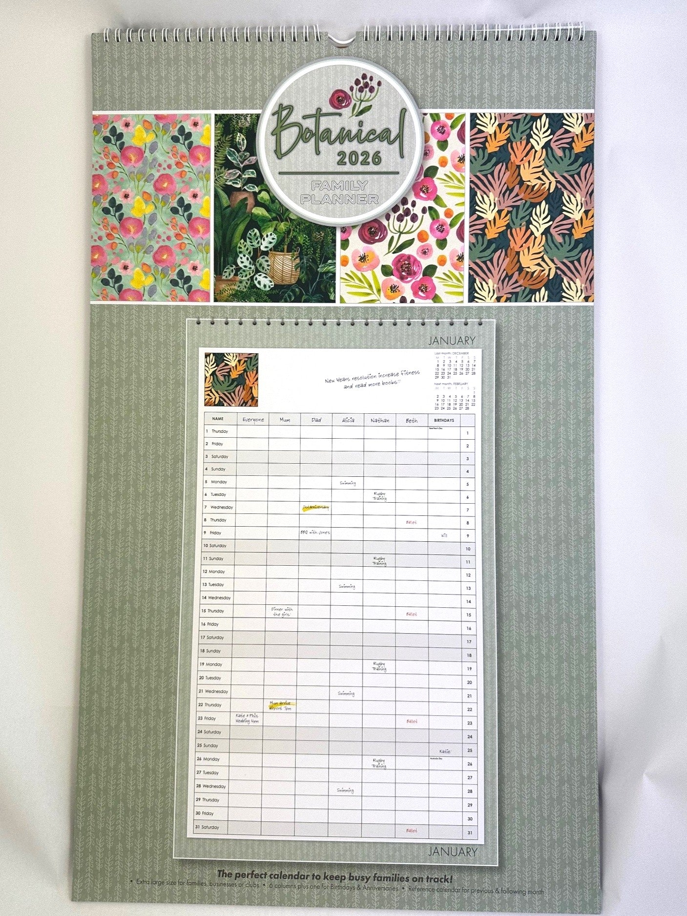 2026 Family Planner 'Botanical'